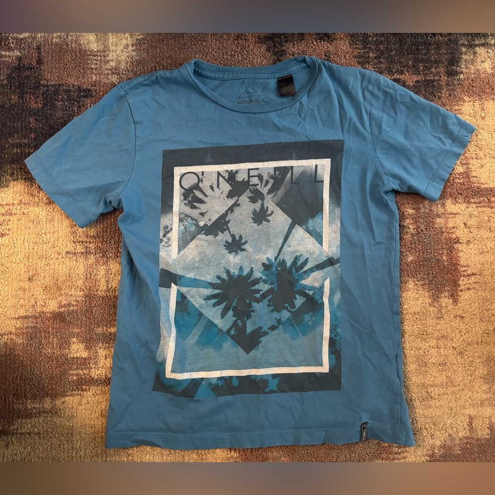 🔮 O'Neill Kids Light Blue Regular Fit Tee Size 6